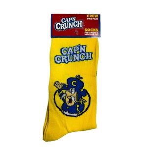 Captain Crunch Fun socks Men Crew Size: 6-12 New
